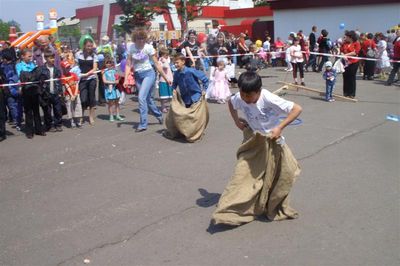 Бег в мешках