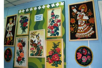 В Зиме цветы среди зимы